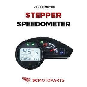 Stepper LCD speedometer for motorcycle ATV electric vehicle